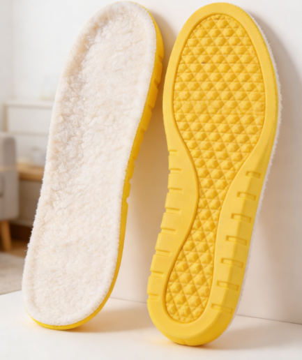 Breathable and cushioned high-heel insole