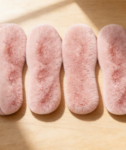 Thickened fleece warm insole - anti-slip and breathable design