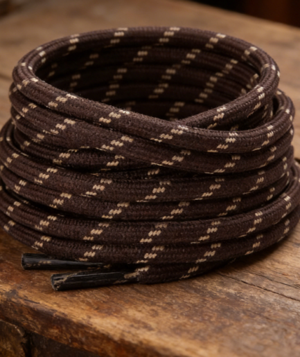 Round shoelaces - Durable hiking boots/work boots