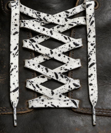 Colorful printed shoelaces - Artistic patterns, for athletic shoes